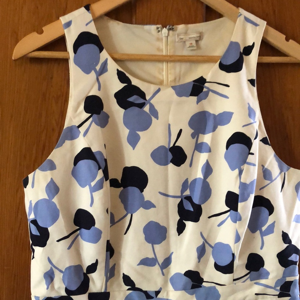 Blue spring dress